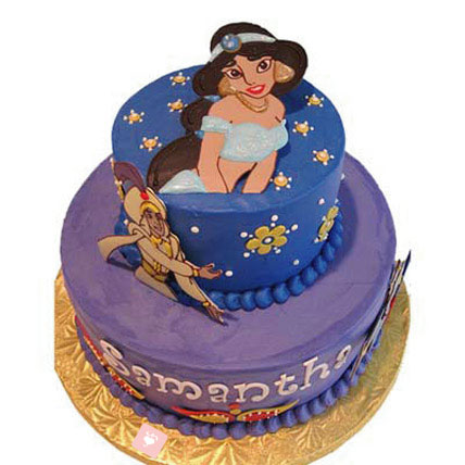 Aladdin And Jasmine Cake